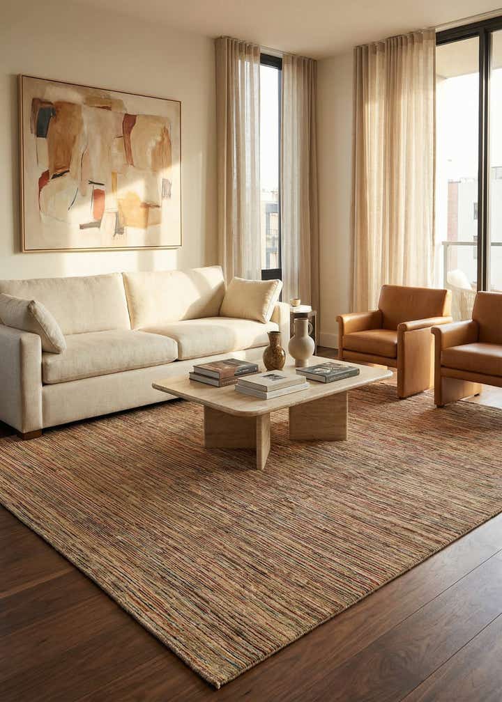 8' 5 x 11' 6 Hand Knotted Modern Ziegler Wool Rug