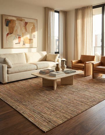 8' 5 x 11' 6 Hand Knotted Modern Ziegler Wool Rug