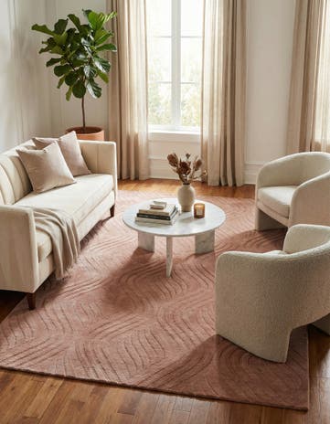 5' 7 x 7' 10 Hand Knotted Darya Wool Rug
