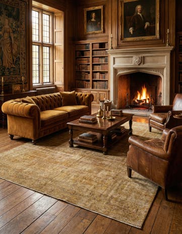 9' 5 x 12' 7 Vintage Royal Wool Rug