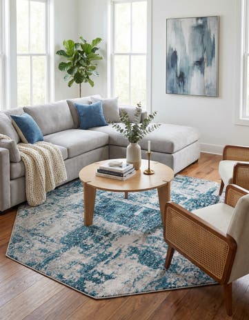7' 10 x 7' 10 Finsbury Octagon Rug