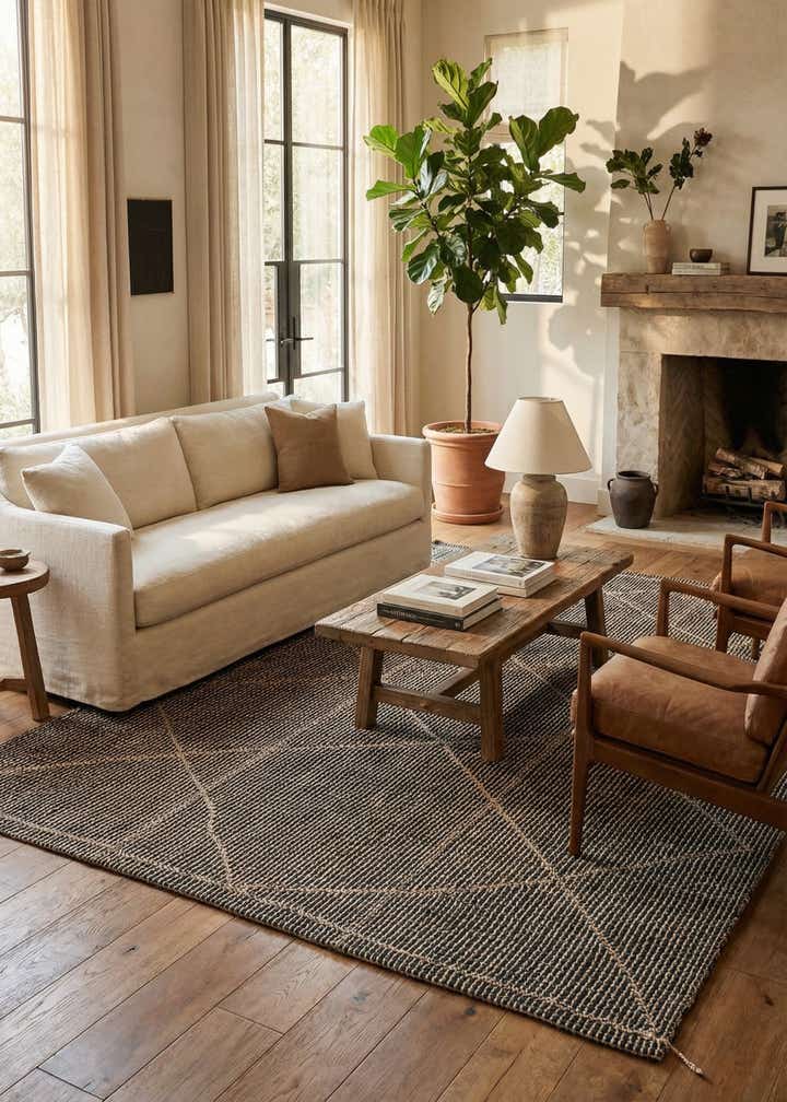 8' x 9' 8 Hand Knotted Darya Wool Rug