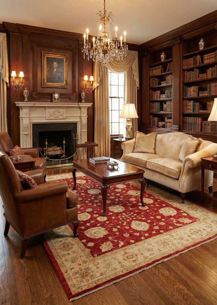 5' 9 x 7' 7 Kaizar Wool Rug