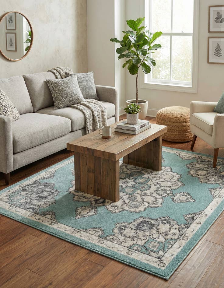 Detail image of  5' x 5' Parker Square Rug