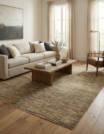 4' 10 x 6' 4 Hand Knotted Modern Ziegler Oriental Rug