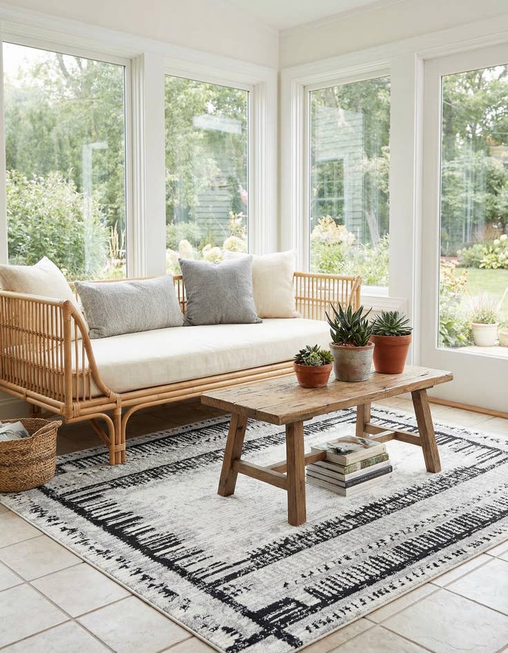 Detail image of  7' 10 x 7' 10 Tagine Square Rug