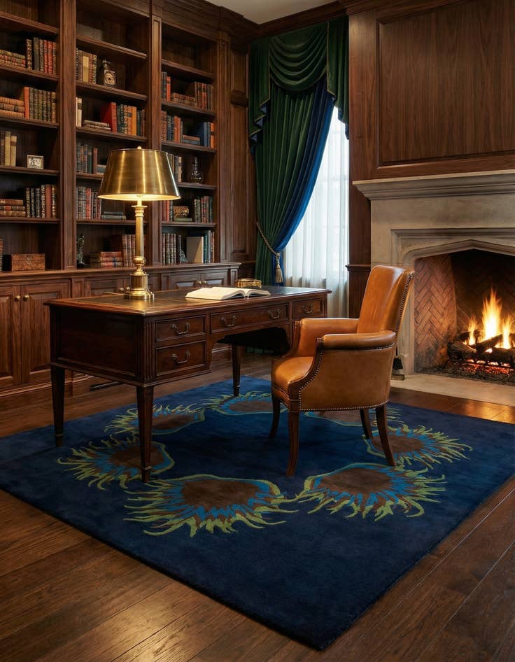 Detail image of 7' 6 x 7' 6 Luna Square Rug