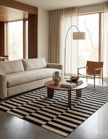 5' 8 x 8' Hand Woven Kilim Modern Wool Rug