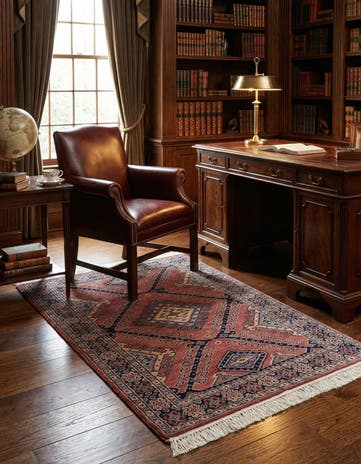 3' 1 x 5' 1 Hand Knotted Bokhara Oriental Rug