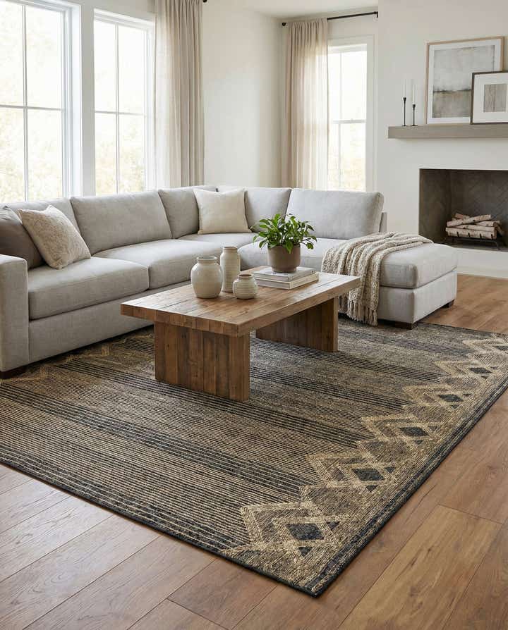 10' x 13' Easy-Clean Modern Indoor / Outdoor Rug
