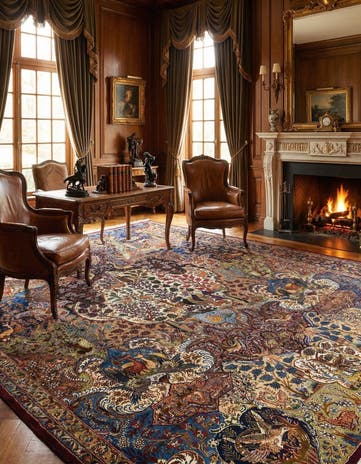 9' 10 x 12' 8 Kashmar Wool Rug