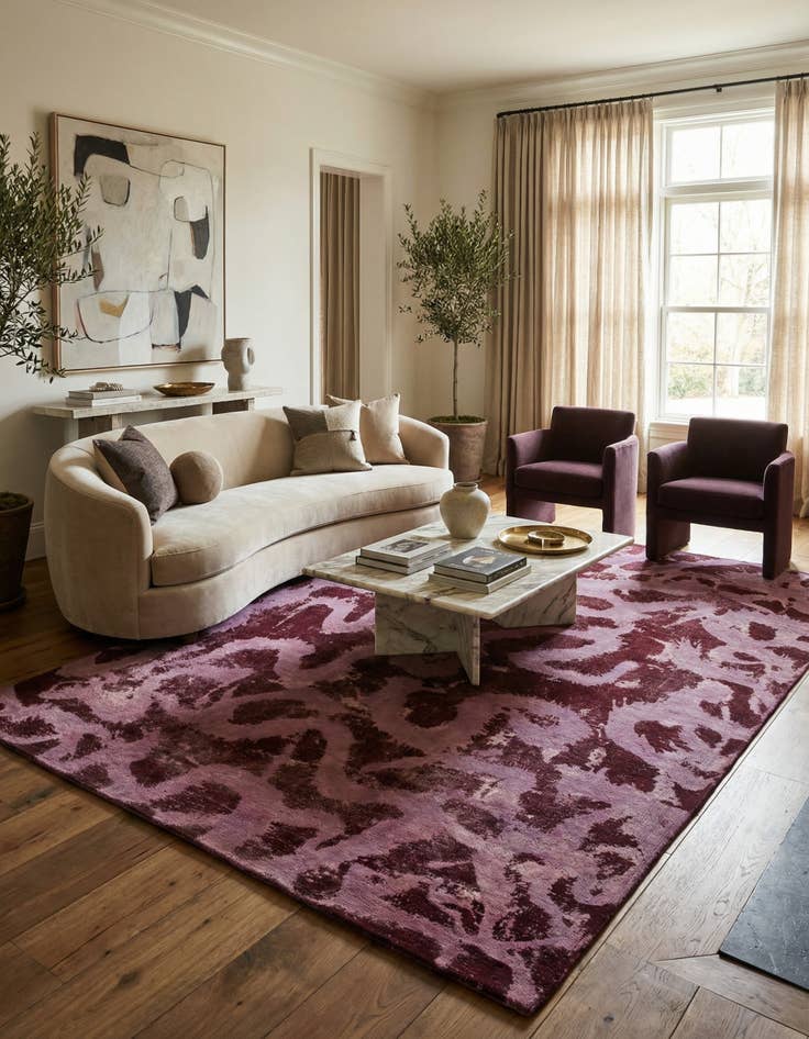 Detail image of 9' x 12' 7  Hand Knotted Ultra Vintage Persian Wool Rug