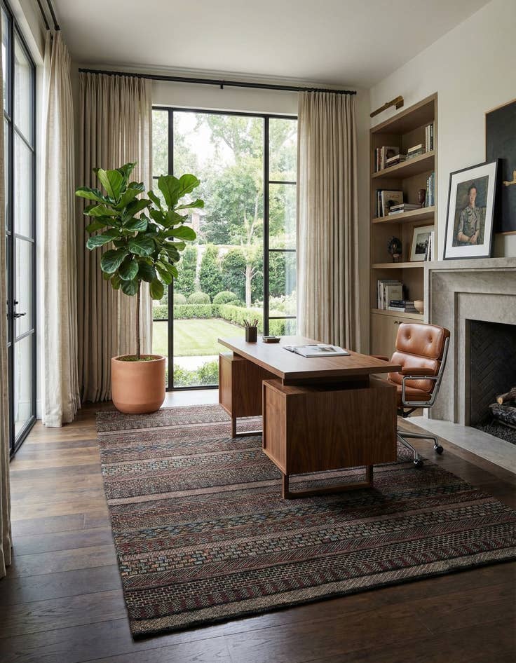 Detail image of 6' 6 x 9' 9 Juma Wool Rug