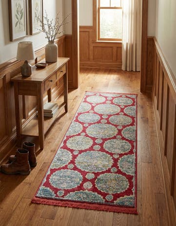 Red Paragon Runner Rug