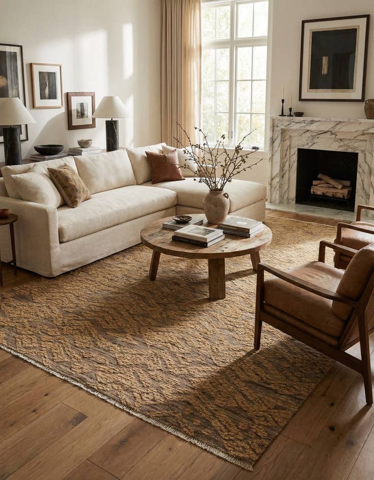 Detail image of  8' 2 x 10' 1  Hand Knotted Darya Wool Rug