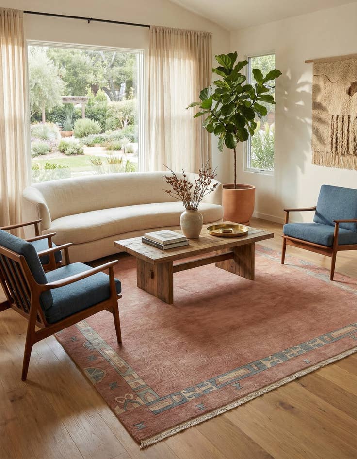 Detail image of  8' 3 x 11' 3  Hand Knotted Tibet Wool Rug