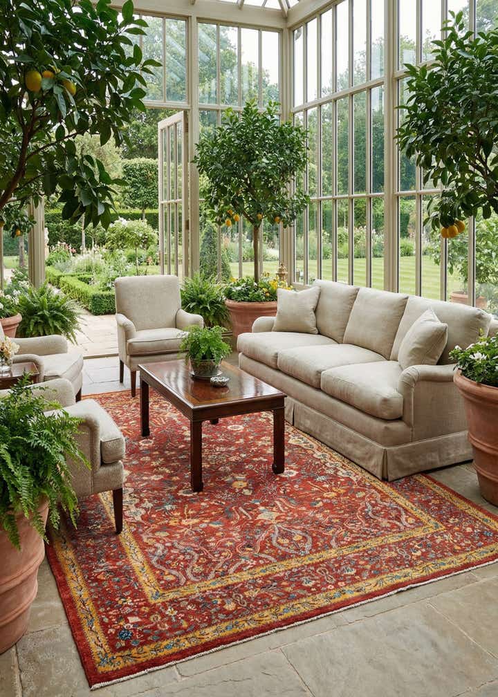 8' 2 x 11' 6 Hand Knotted Luribaft Rug