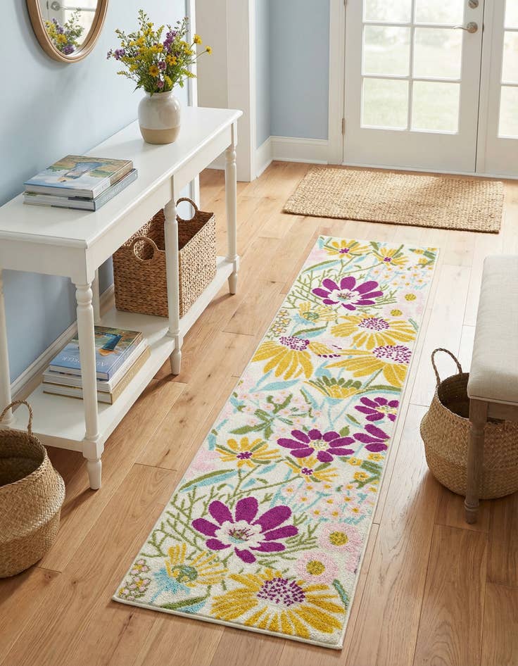 Detail image of  2' x 8' Bloom Runner Rug