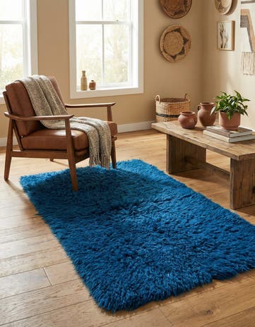 2' 7 x 4' 10 Hand Knotted Moroccan Wool Rug