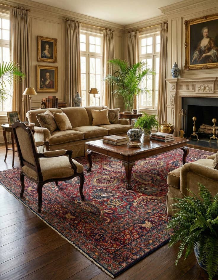 Detail image of 9' 4 x 12' 1 Liliyan Wool Rug