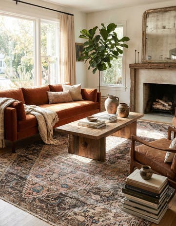 5' 1 x 9' 3 Hand Knotted Ultra Vintage Persian Wool Rug