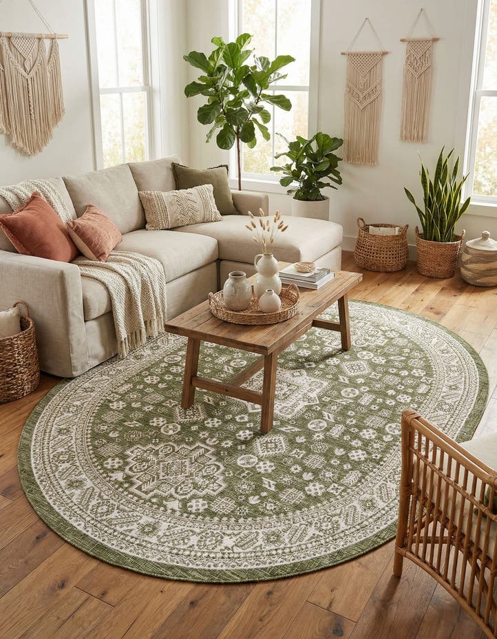 7' 10 x 10' Easy-Clean Aztec Indoor / Outdoor ...
