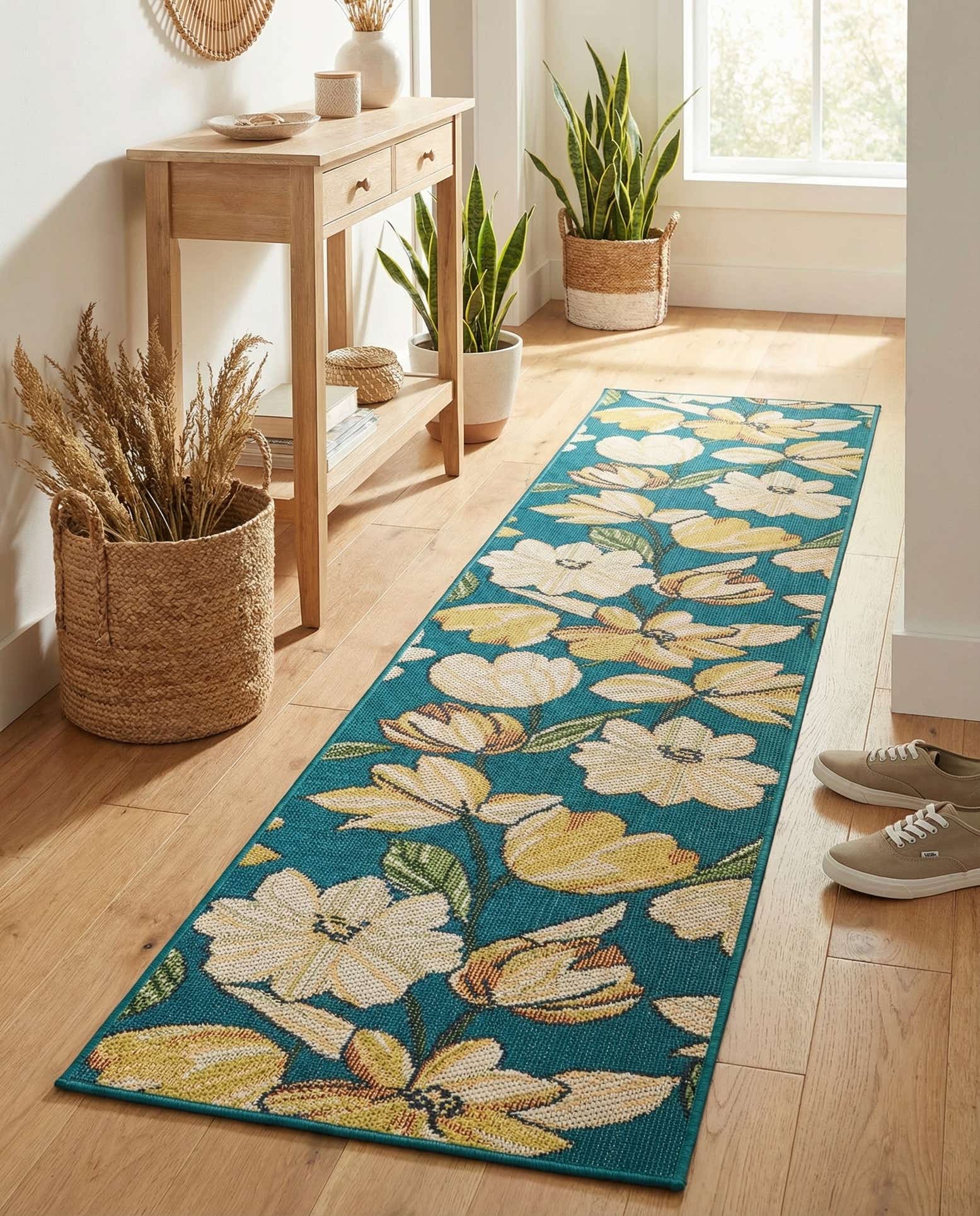 2' 7 x 12' Easy-Clean Baja Indoor / Outdoor Runner Rug