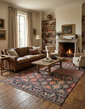 5' 6 x 9' 3 Hand Knotted Ariana Ziegler Rug
