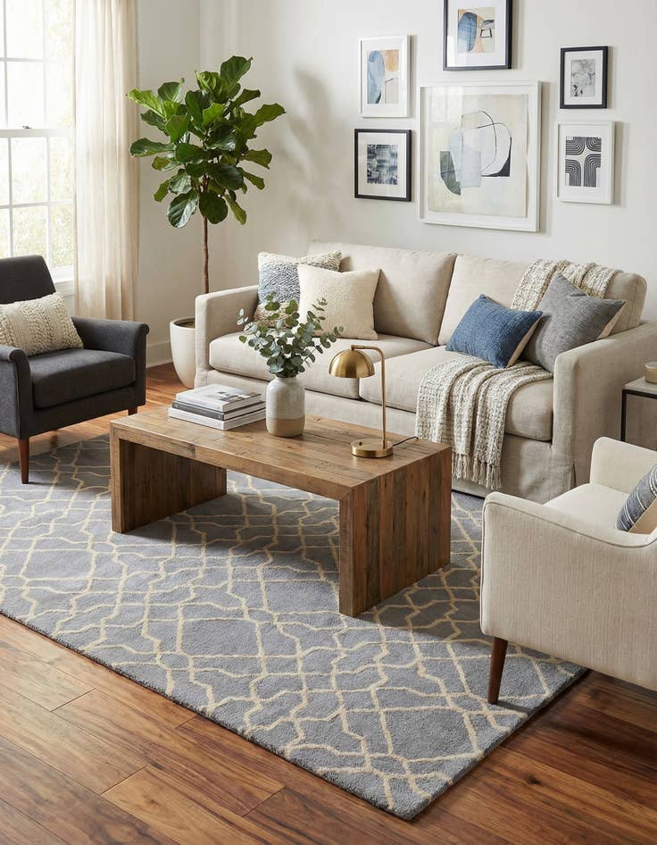 Detail image of 5' 1 x 8' 1 Luna Rug