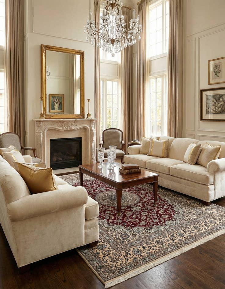 Detail image of 6' 7 x 8' 6 Nain Rug