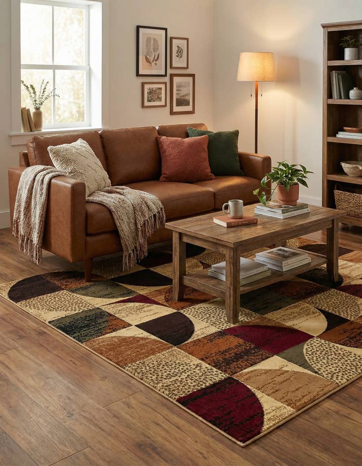 Detail image of 5' 3 x 8' Cafe Rug