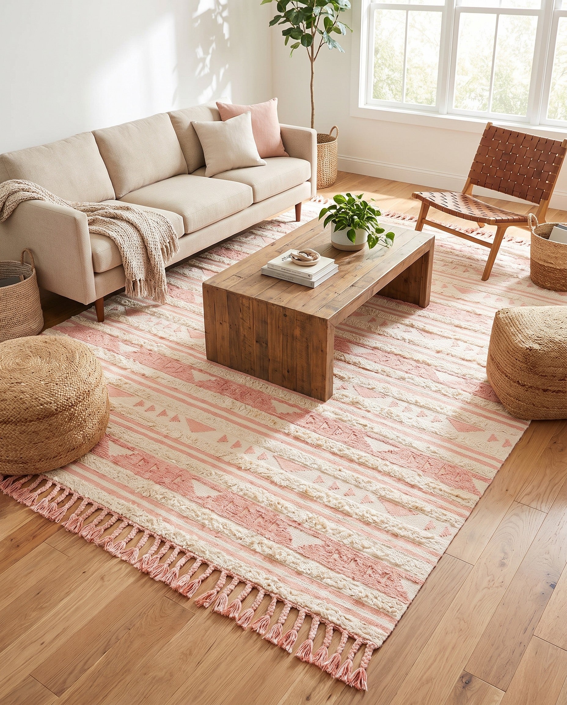 9' x 12' Hand Woven Arizona Wool Rug