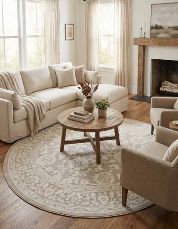 7' 10 x 7' 10 Charlotte Round Rug