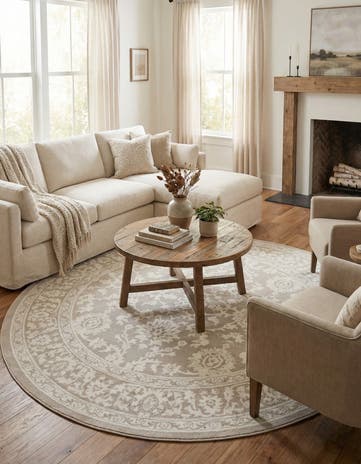 7' 10 x 7' 10 Charlotte Round Rug