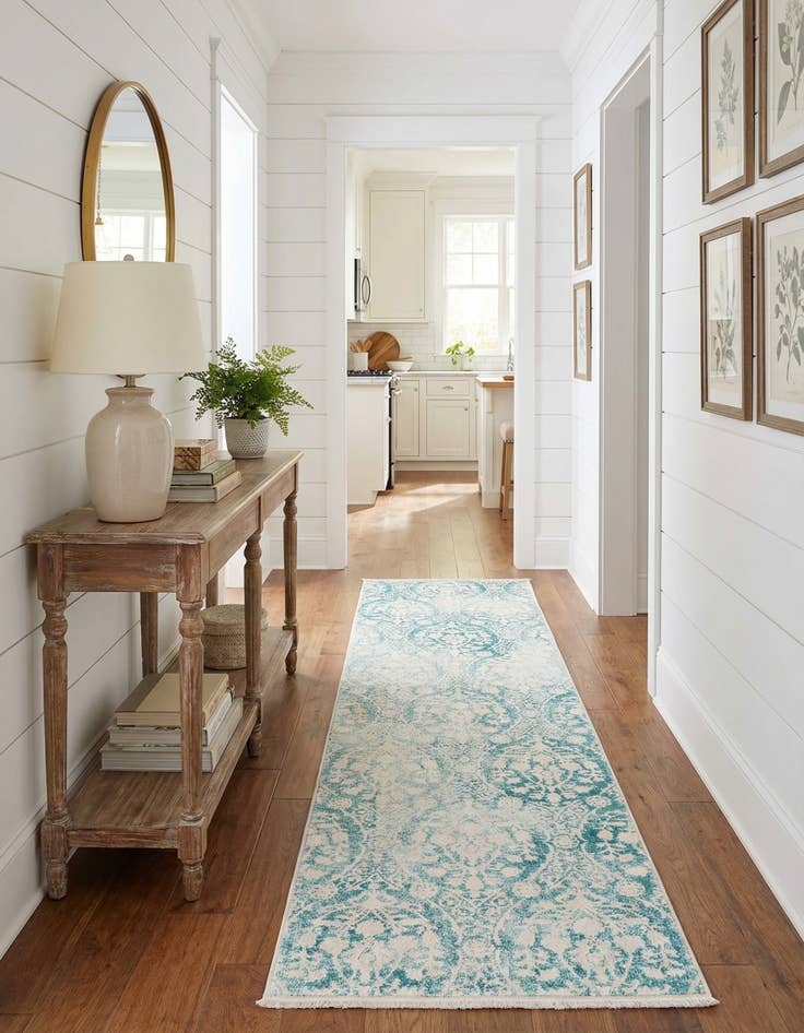 Detail image of 2' 7 x 10' New Vintage Runner Rug