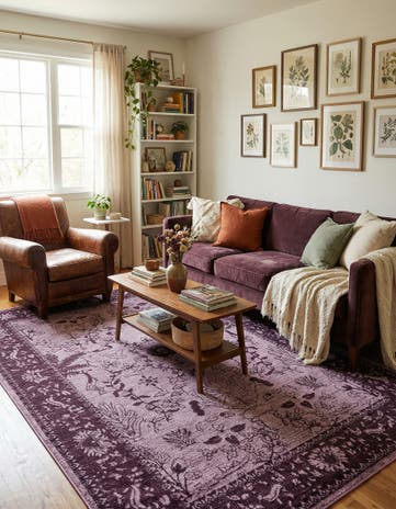 Purple Vista Rug