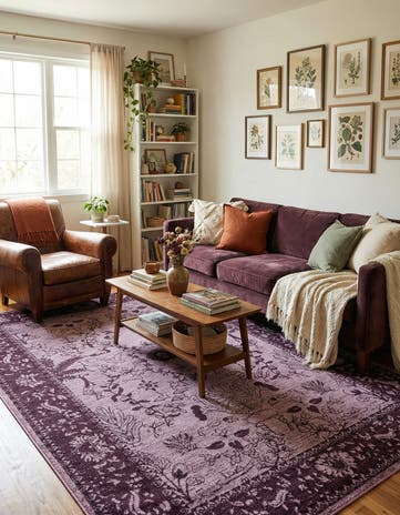 Purple Vista Rug