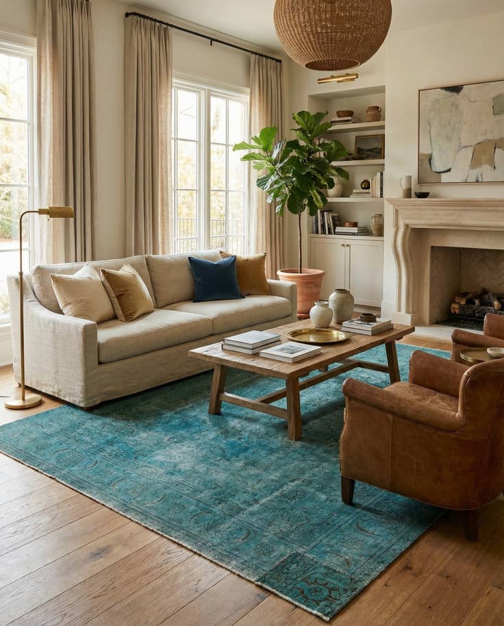 Detail image of 8' x 11' 1 Hand Knotted Ultra Vintage Persian Wool Rug