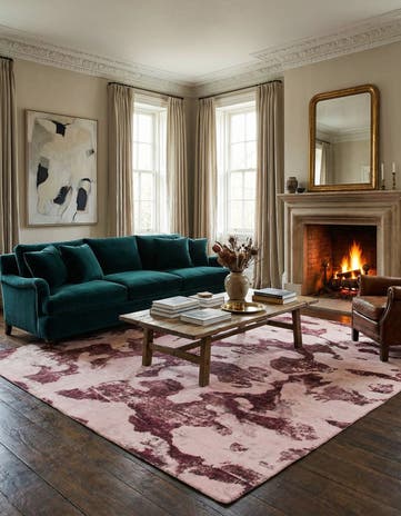 8' 10 x 11' 2 Hand Knotted Ultra Vintage Persian Wool Rug