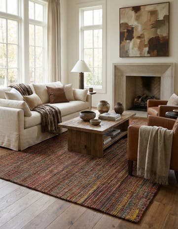 7' x 9' 7 Hand Knotted Darya Wool Rug