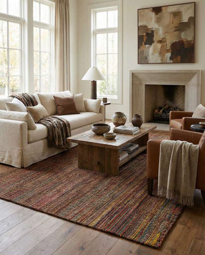 7' x 9' 7 Hand Knotted Darya Wool Rug
