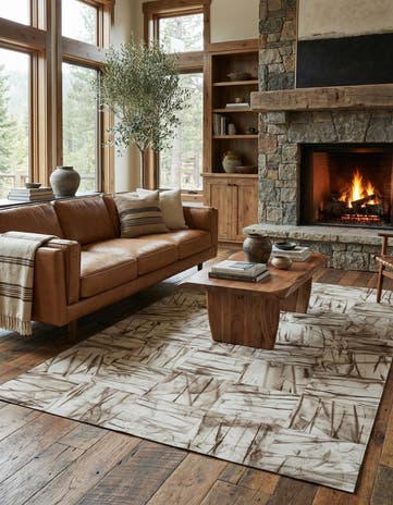 5' x 7' 11 Cowhide - Patchwork Rug