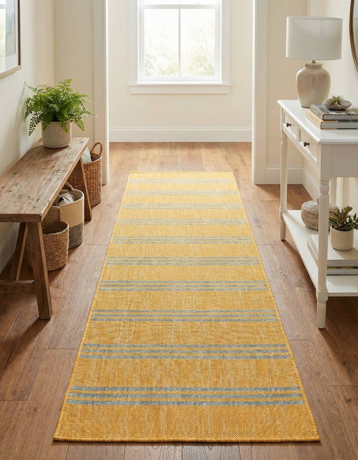 Detail image of 2' x 8'  Washable Jill Zarin Anguilla Indoor / Outdoor Runner Rug