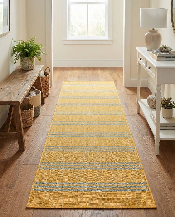 Detail image of 2' x 8' Easy-Clean Jill Zarin Anguilla Indoor / Outdoor Runner Rug
