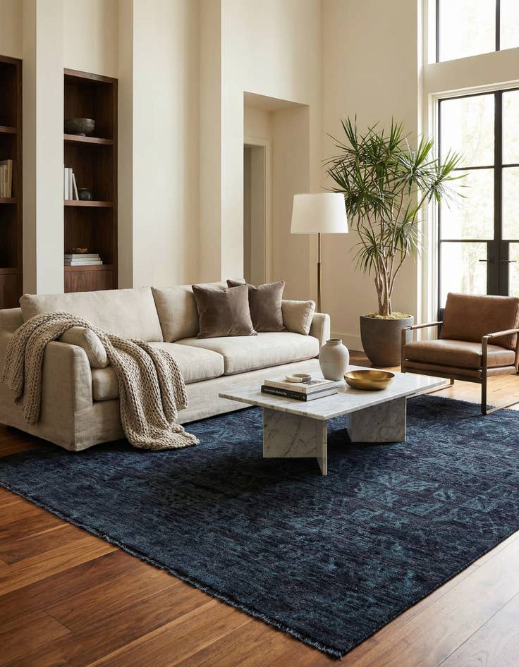 Detail image of 7' 6 x 9' 6  Hand Knotted Darya Rug