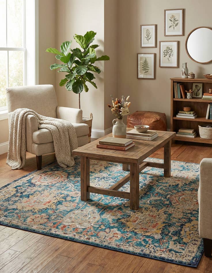 Detail image of  4' x 4' Lola Square Rug