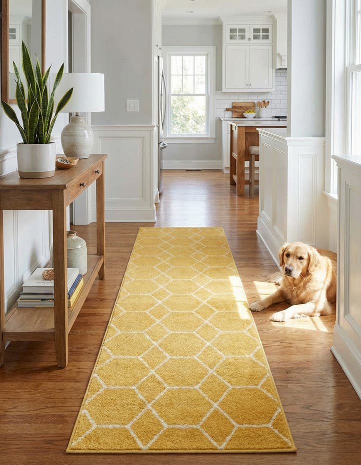2' x 10' Lattice Frieze Runner Rug