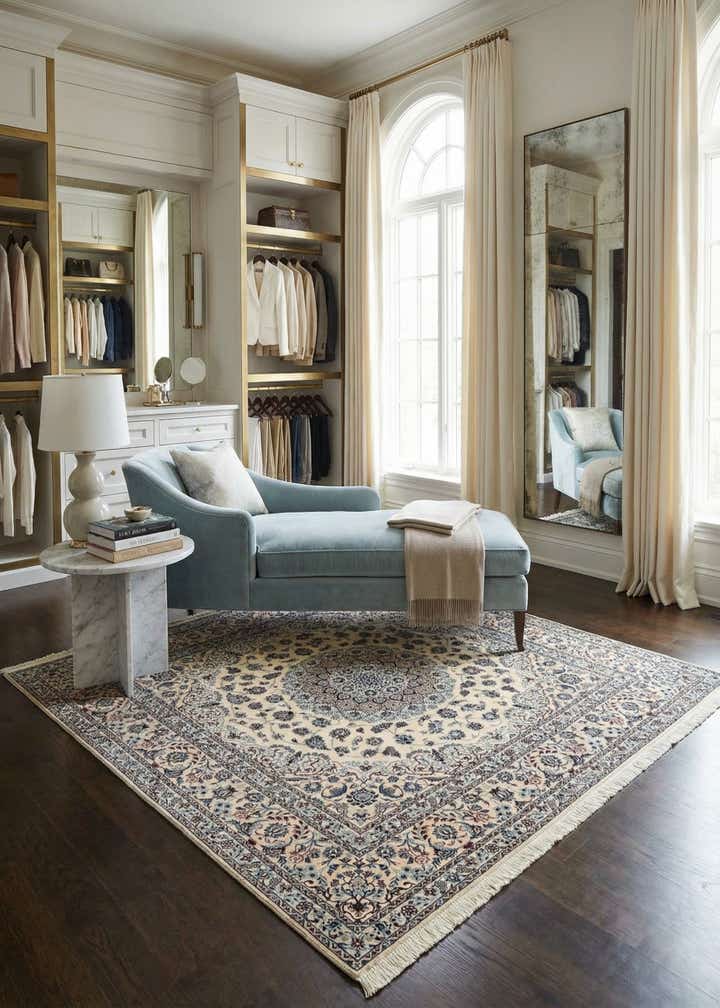 6' 6 x 6' 8 Nain Square Rug