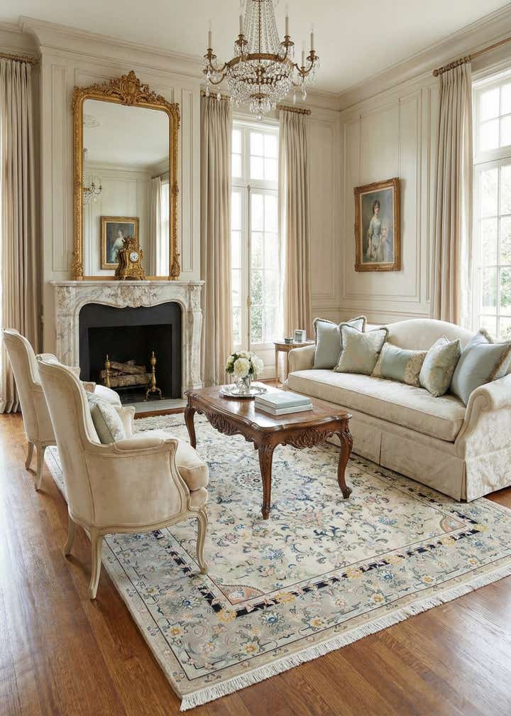 6' 8 x 8' 6 Hand Knotted Tabriz Persian Rug