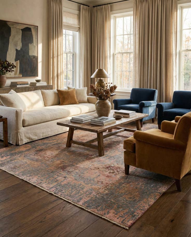 Detail image of 7' 5 x 10' 4 Hand Knotted Ultra Vintage Persian Wool Rug